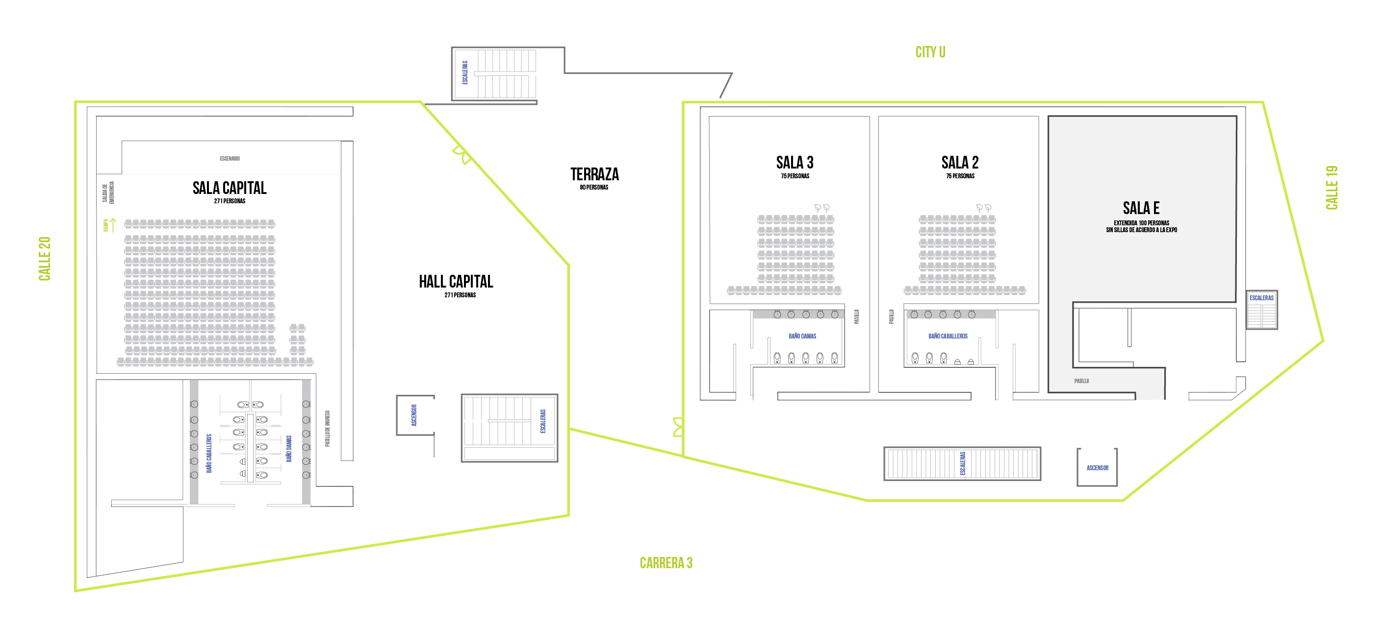 Sala E - plano