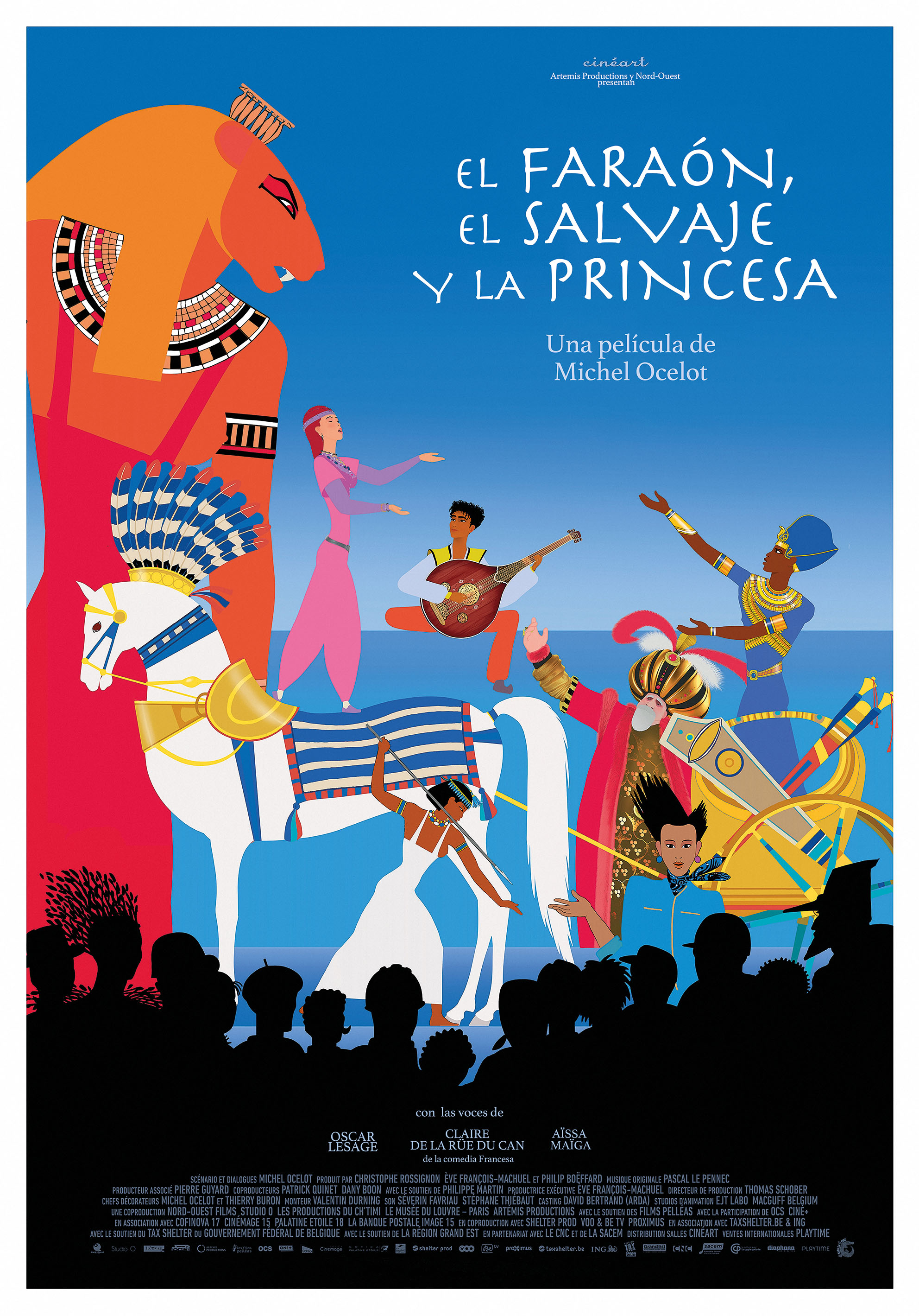 Poster de la película El faraón, el salvaje y la princesa