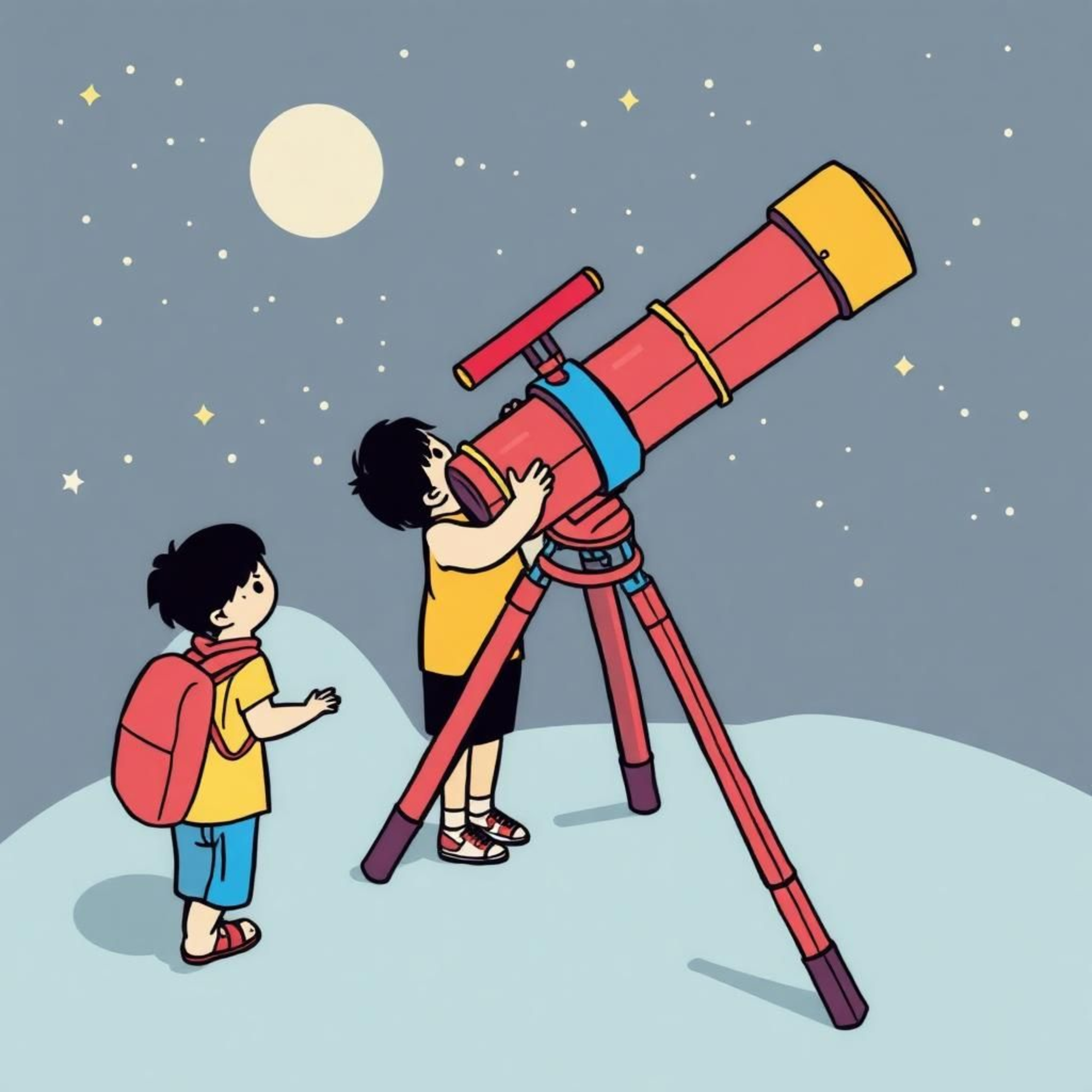 Observación por telescopio