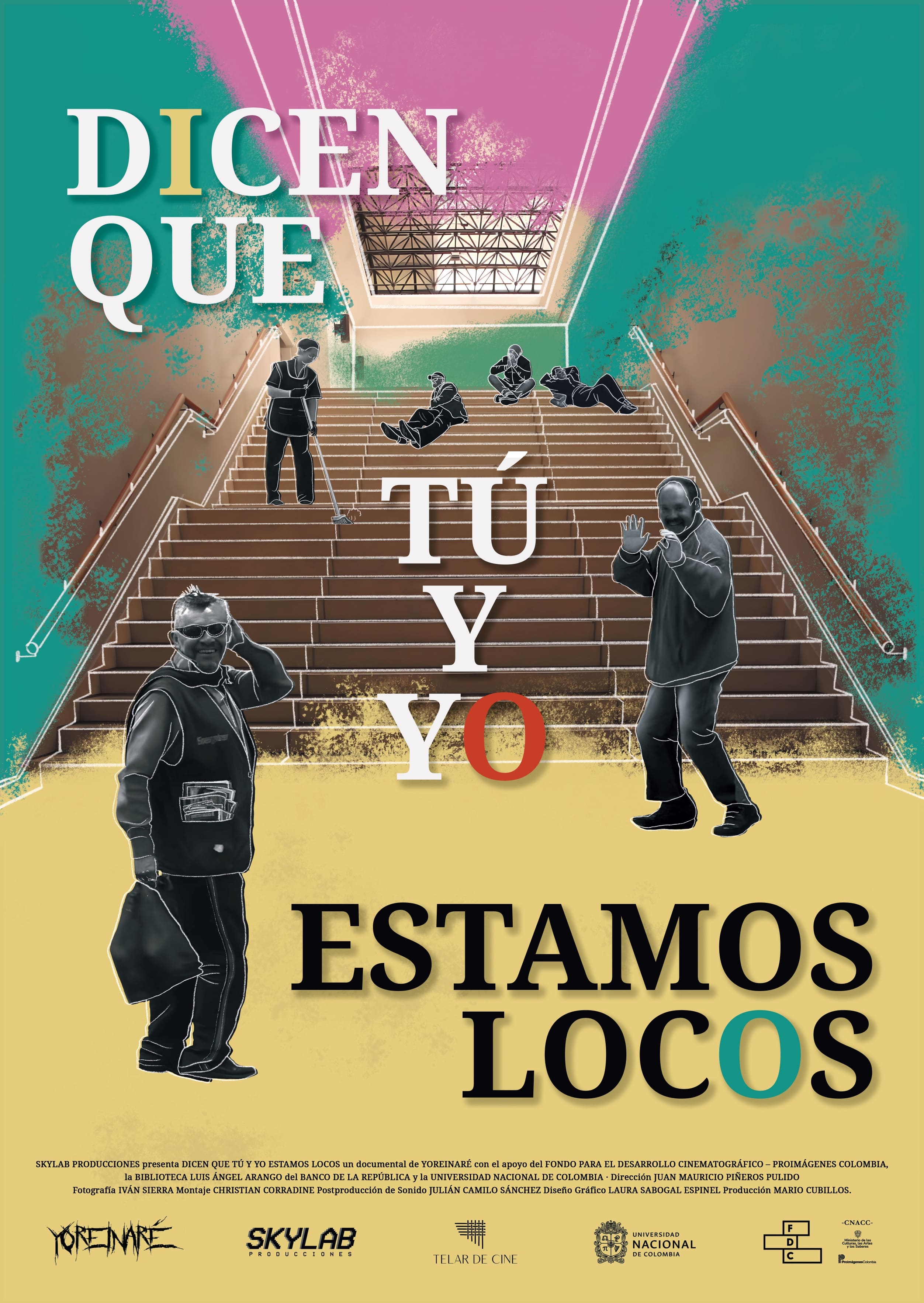 Poster Dicen que tú y yo estamos locos