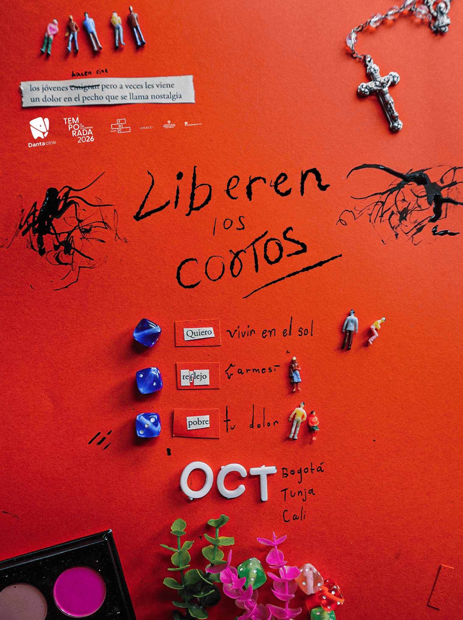 Poster Liberen los cortos