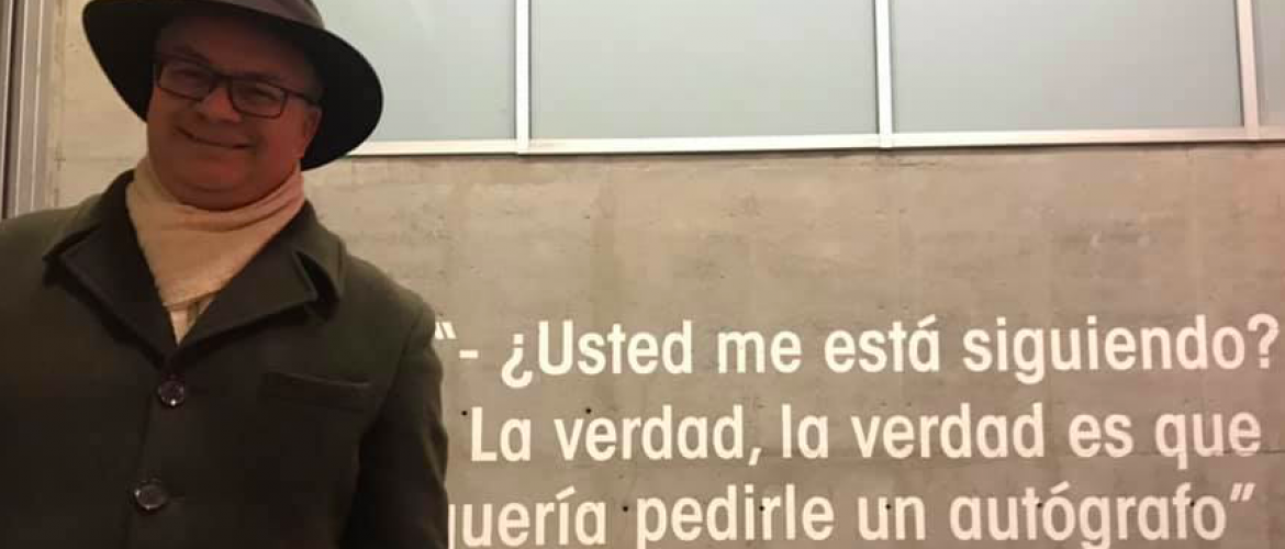 hombre en la Cinemateca 