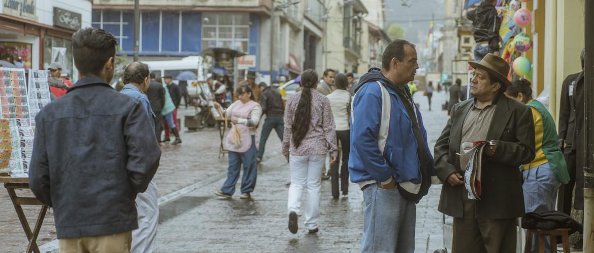 Foto rodaje La Gloria de Lucho - crédito Caracol Televisión 
