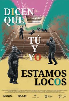 Poster Dicen que tú y yo estamos locos