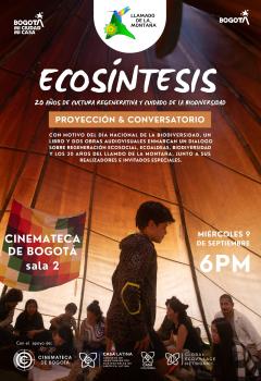 Poster ECOSÍNTESIS, 20 años de Cultura Regenerativa 